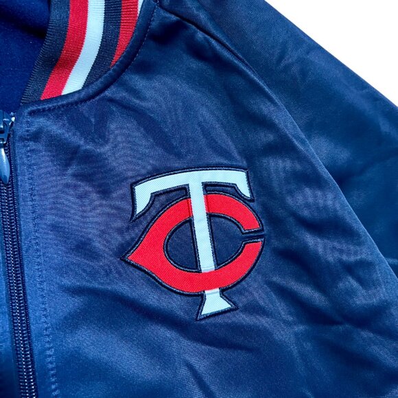 Minnesota Twins Mitchell & Ness Satin Embroidered Jacket - Picture 2 of 5